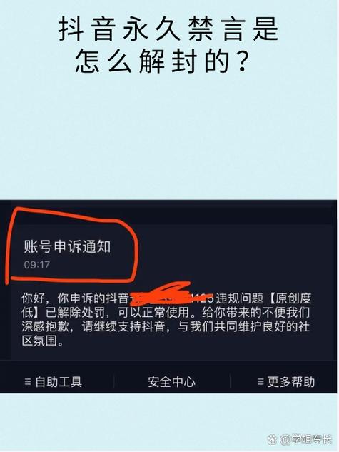 抖音申诉文案范本