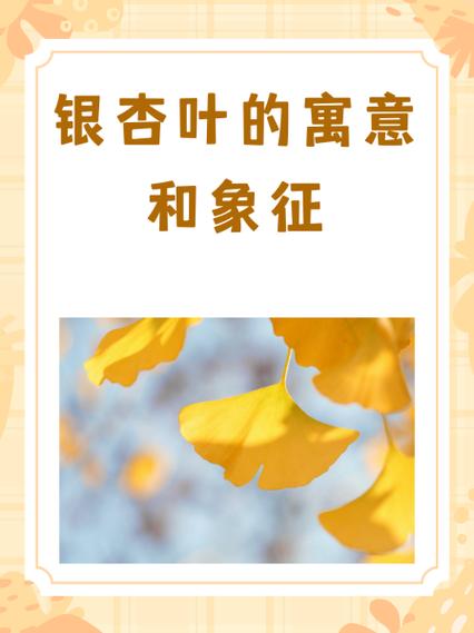 银杏的寓意和象征