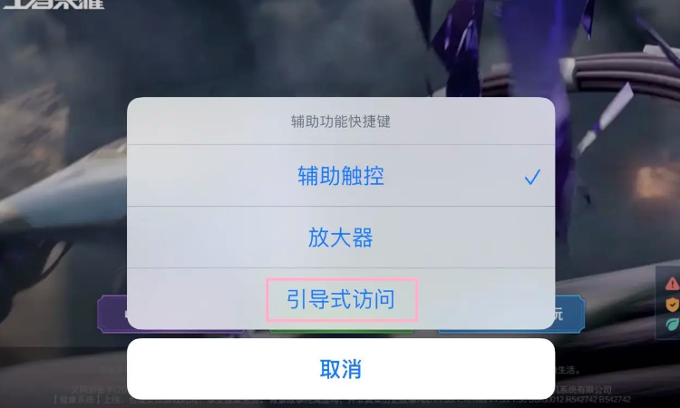 ipad引导式访问退出不了