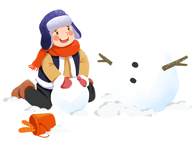 堆雪人怎么弄雪球