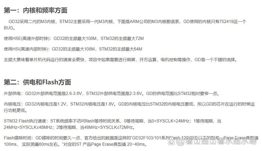 gd32和stm32的区别
