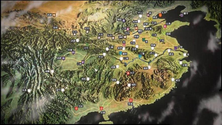 三国志12城市地图