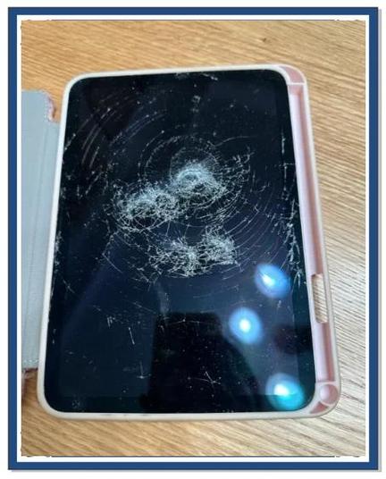 苹果平板使劲摔碎了还有用吗