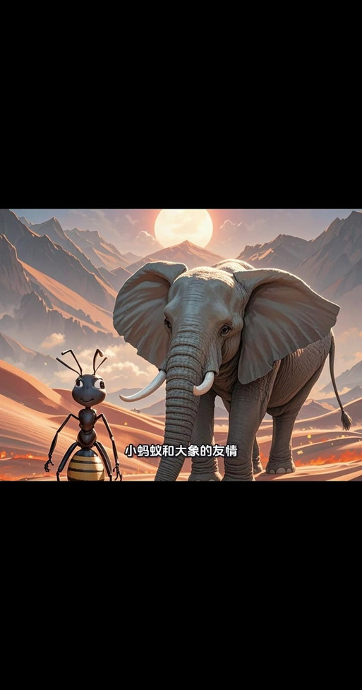 蚂蚁与大象童话作文