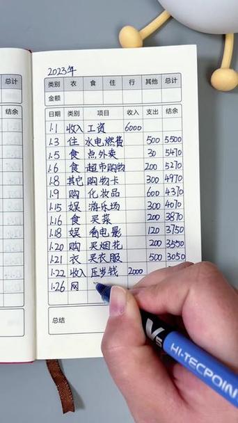 记账本怎么做
