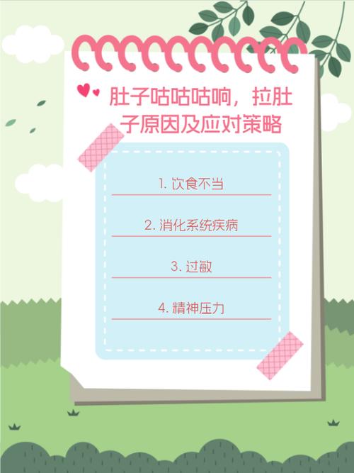 肚子响,拉肚子
