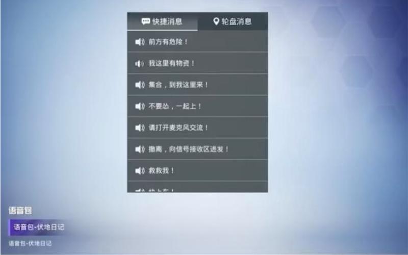 和平精英里快捷消息在哪设置截图2