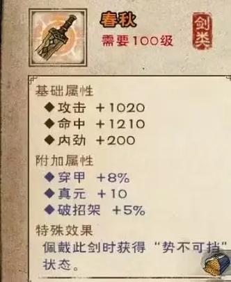 烟雨江湖太乙剑主完美加点图