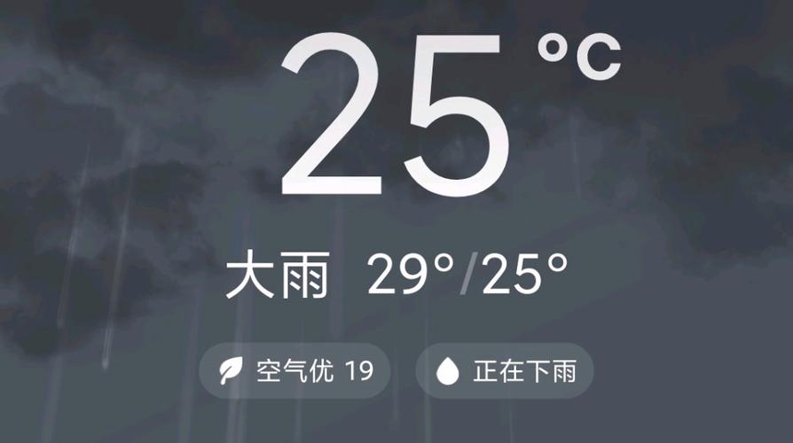 七彩天气预报精准几点下雨