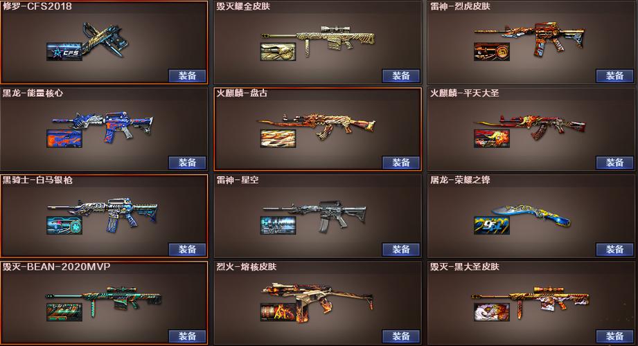 cf王者金色光效价格表截图2