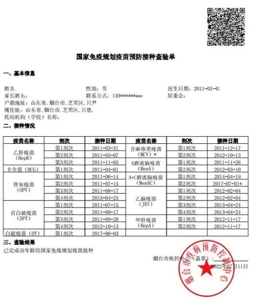 广东电子预防接种凭证