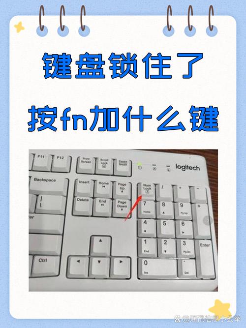 键盘按键锁住了怎么解锁