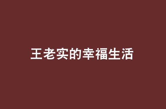 王老实的幸福生活TXT
