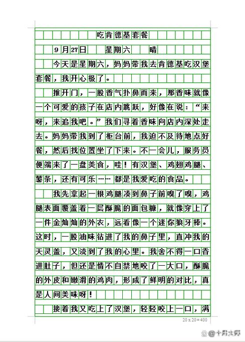 300字作文