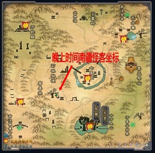诛仙钓鱼隐藏任务坐标
