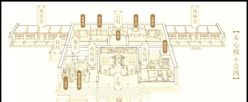 古代堂室平面图图标