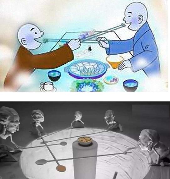 天堂和地狱区别的图片
