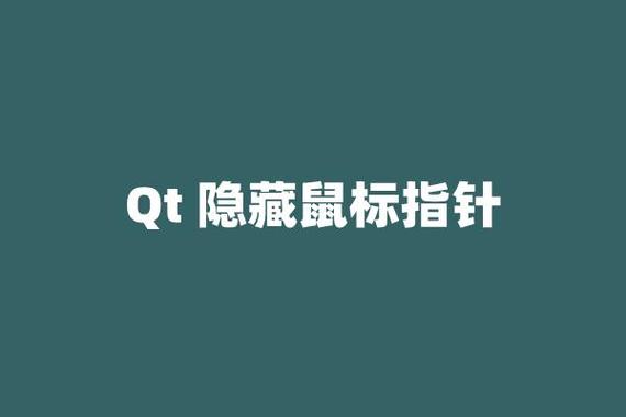 隐藏鼠标指针