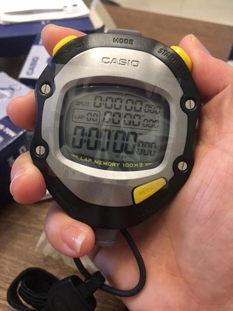 卡西欧手表秒表分针不归零