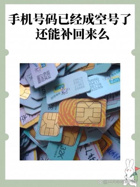 手机号长时间没用成空号了怎么办
