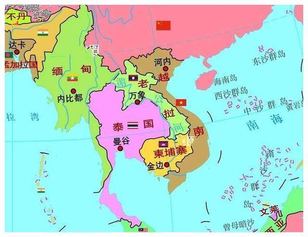 老挝周边有哪些国家