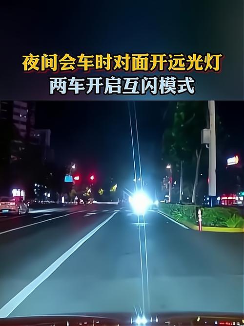向对方车辆闪一下灯
