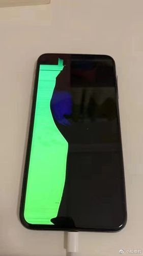 xsmax屏幕黑了一块