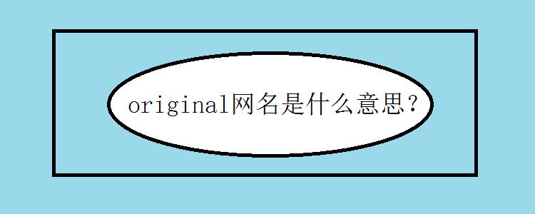 original是什么意思中文截图2