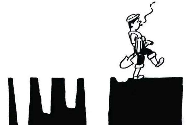 打井半途而废的漫画