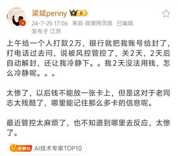 大额转账被风控了怎么解决