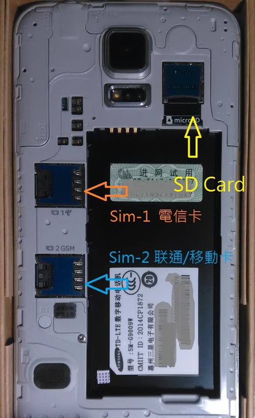 老式三星卡槽图解