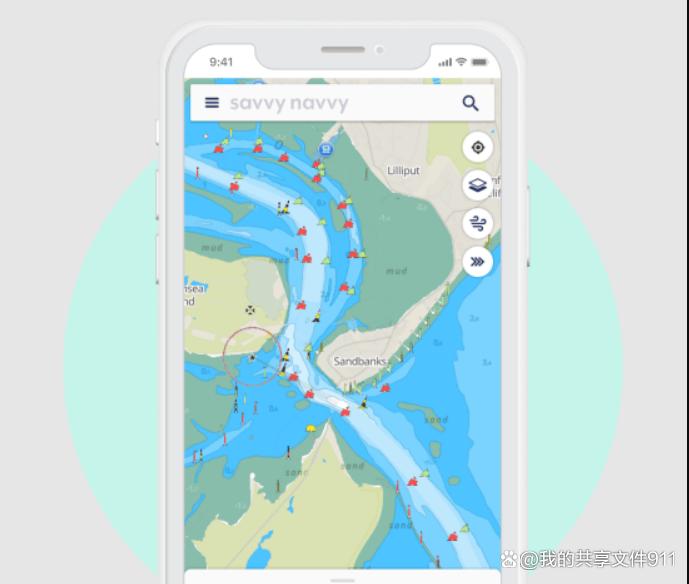 船用水路导航地图