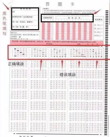 答题卡选择题擦黑了一片
