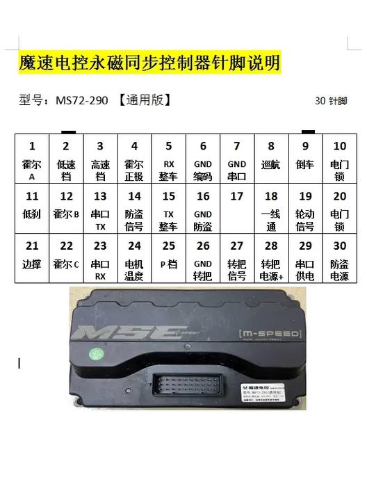 小牛原厂控制器接线图截图2