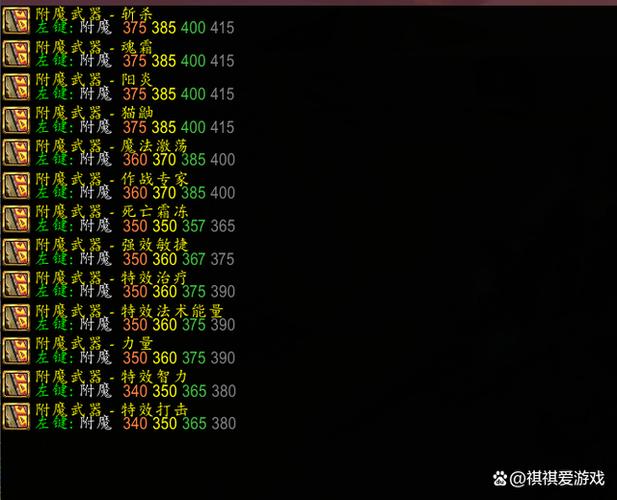 附魔武器30智力图纸掉率