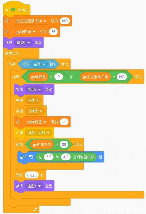 scratch射击双人对战