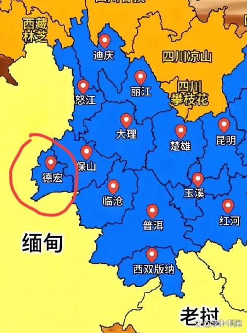 云南德宏地图全图