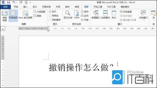 在word中单击一次撤销按钮