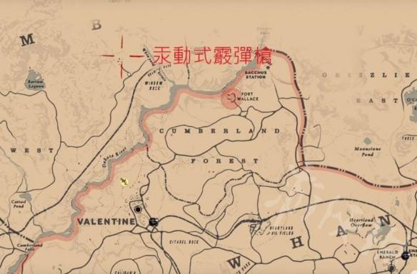 荒野大镖客2连发霰弹枪位置