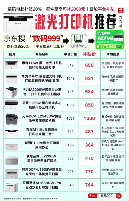 打印机推荐