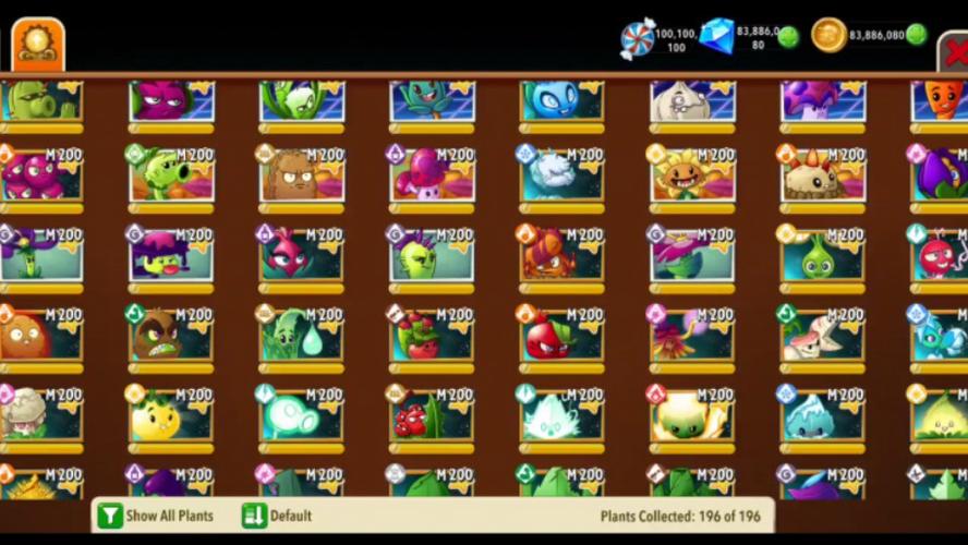 pvz2国际版全植物满级存档