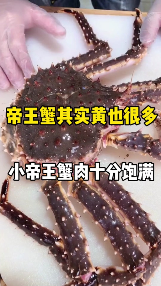 帝王蟹丝状的黄能吃吗