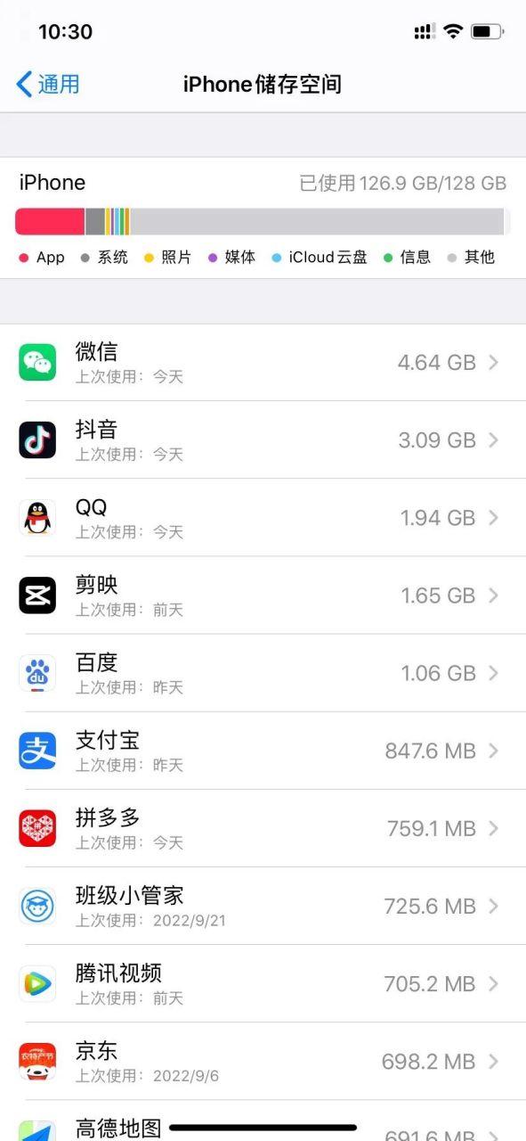 苹果手机存储空间其他是什么东西图标