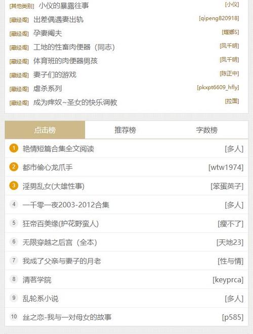 第一主板精品小说网