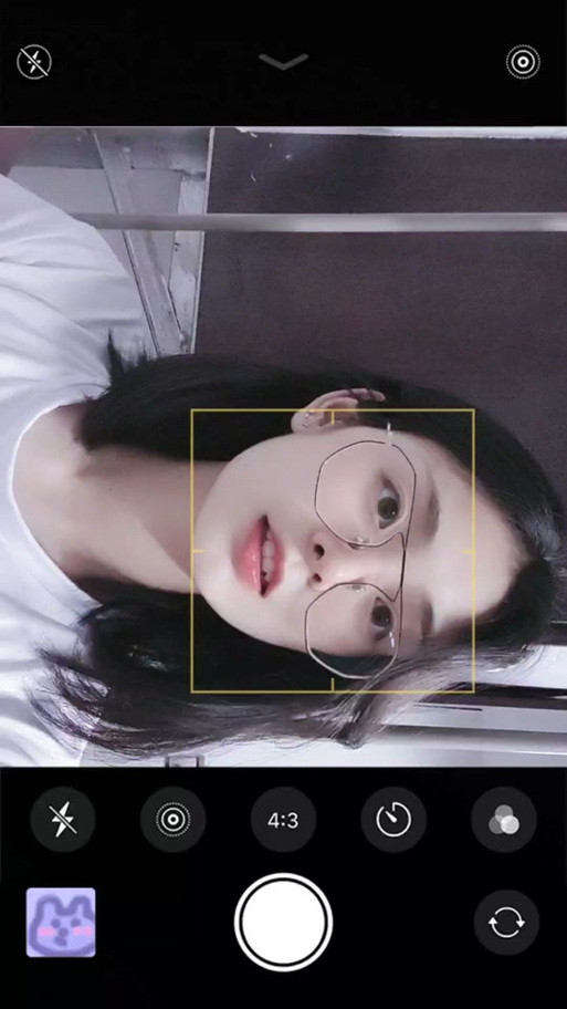美颜相机拍出来为什么变横屏了截图2