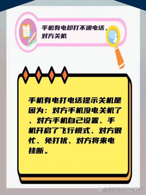 拨打电话已关机的原因