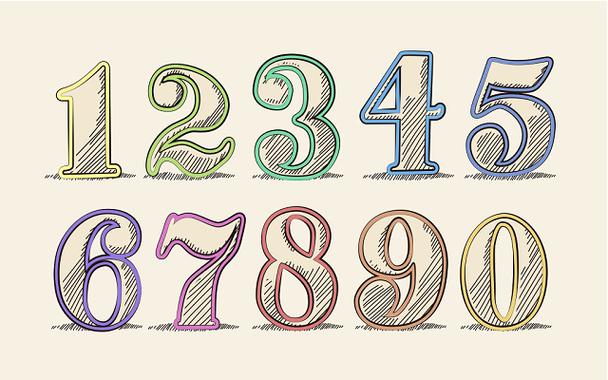 中间带横线的数字的字体