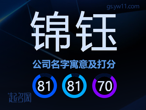 锦和钰哪个字寓意好