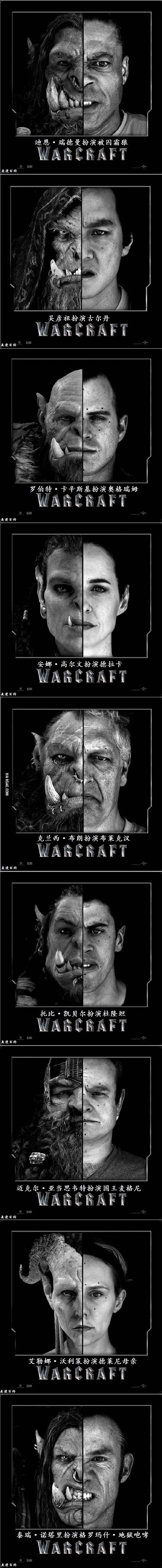 魔兽演员对照表