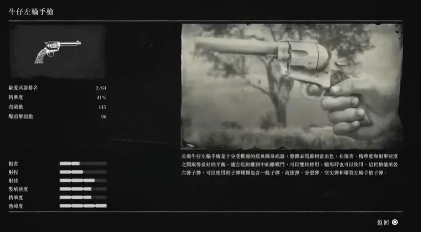 荒野大镖客2的武器介绍截图2